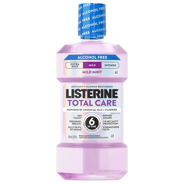 Listerine Total Care Zero Alcohol Anticavity Fresh Mint Mouthwash