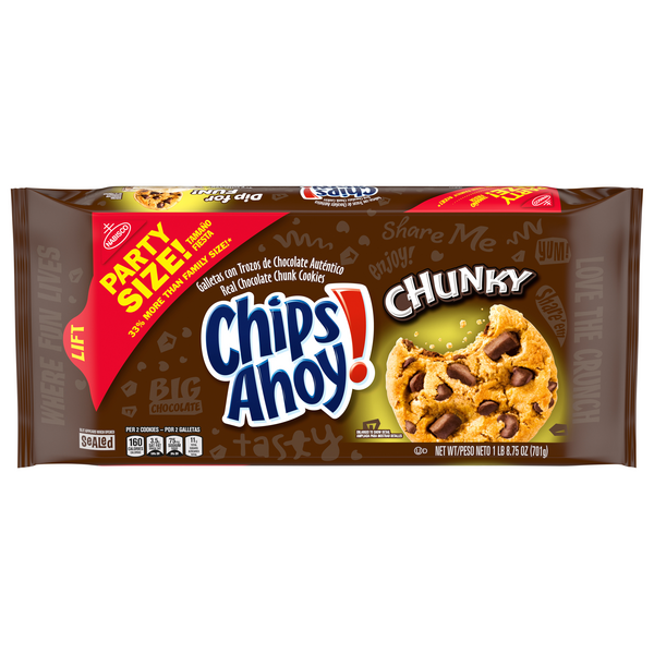 Nabisco Chips Ahoy! Chunky Chocolate Chip Cookies Party Size