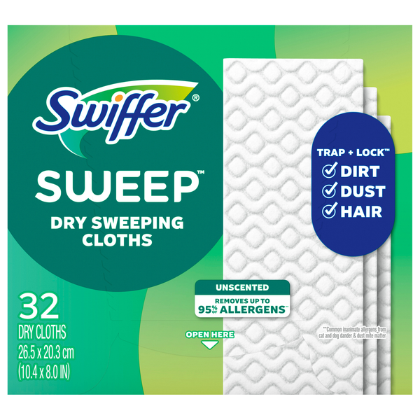 Swiffer Unscented Dry Sweeping Cloths Refill