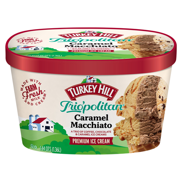 Save on Turkey Hill Trio'politan Premium Ice Cream Caramel Macchiato