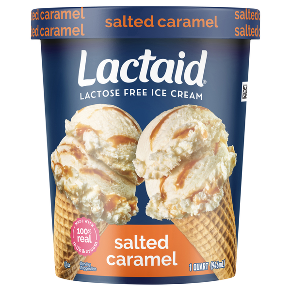 Lactaid Lactose Free Salted Caramel Ice Cream