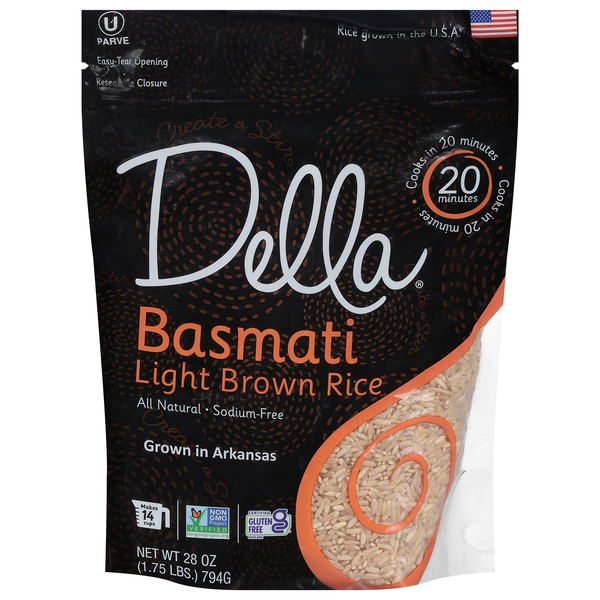 Della Gluten Free Basmati Light Brown Rice
