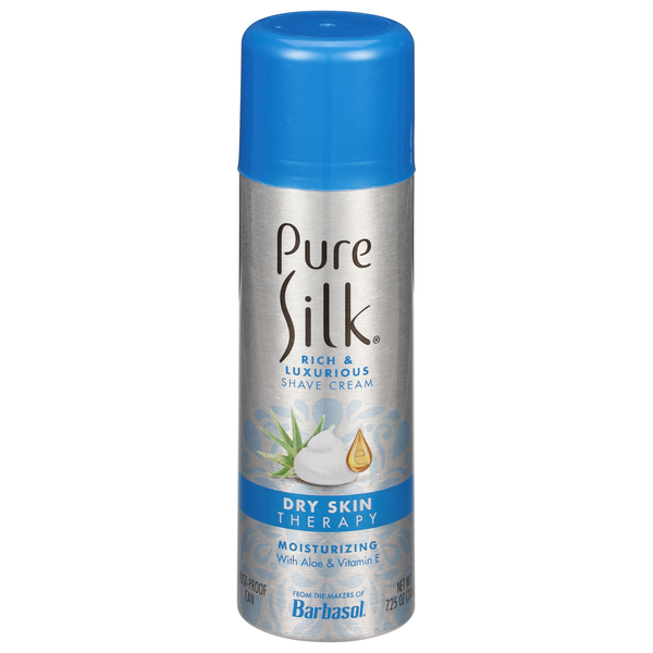Pure Silk Women's Shave Cream Dry Skin Treatment