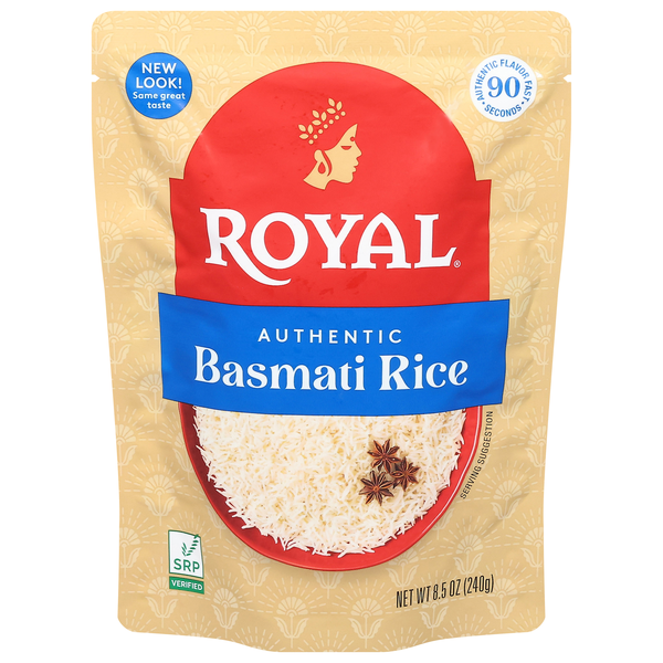 Royal 90 Second Microwave White Basmati Rice