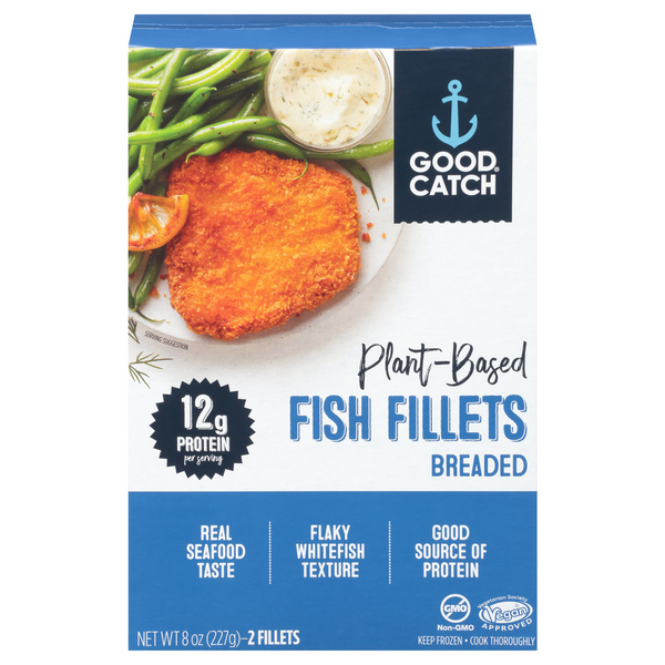Save on Good Catch PlantBased Breaded Fish Fillets 2 ct Frozen Order