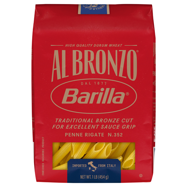 Barilla Al Bronzo Penne Rigate Pasta