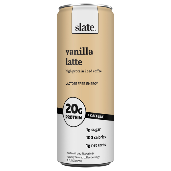Slate Lactose Free Vanilla Latte Coffee Beverage