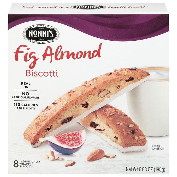 Save on Nonni's Biscotti Fig Almond 8 ct Order Online Delivery Stop
