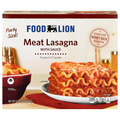 Food Lion Meat Lasagna with Sauce Party Size Frozen Meal
