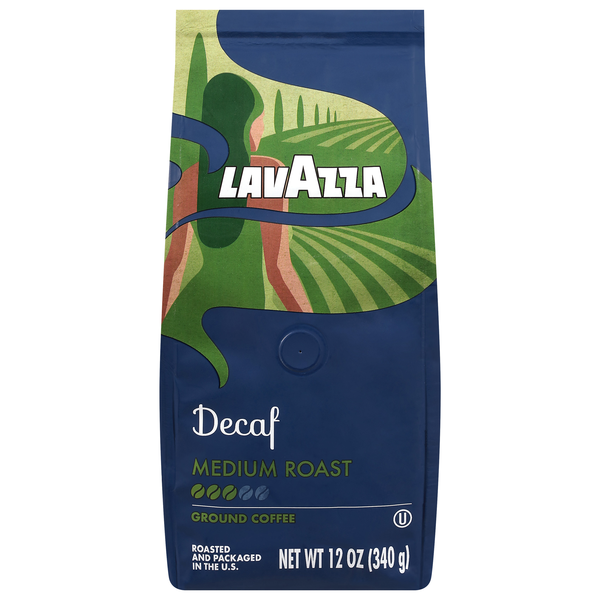LavAzza Decaf Medium Roast Ground Coffee