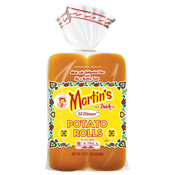 Save on Martin's Dinner Rolls Potato 12 ct Order Online Delivery GIANT