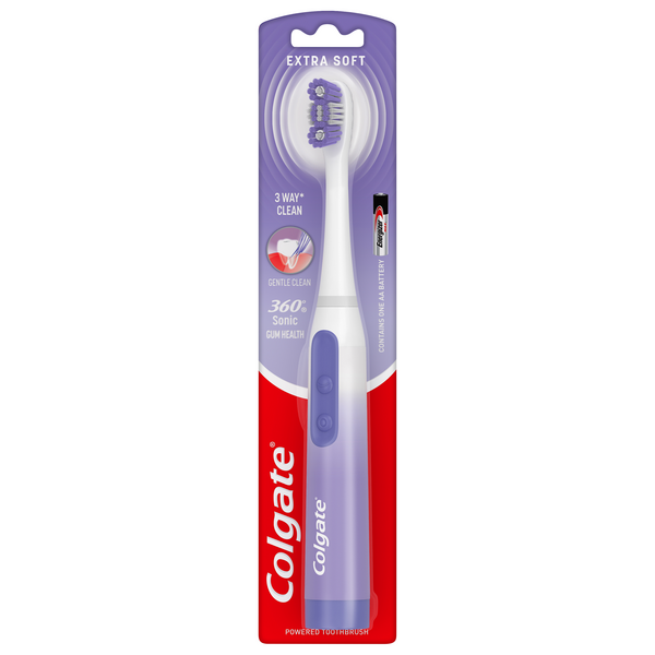 Colgate 360 Degrees Gum Health Powered Toothbrush Extra Soft