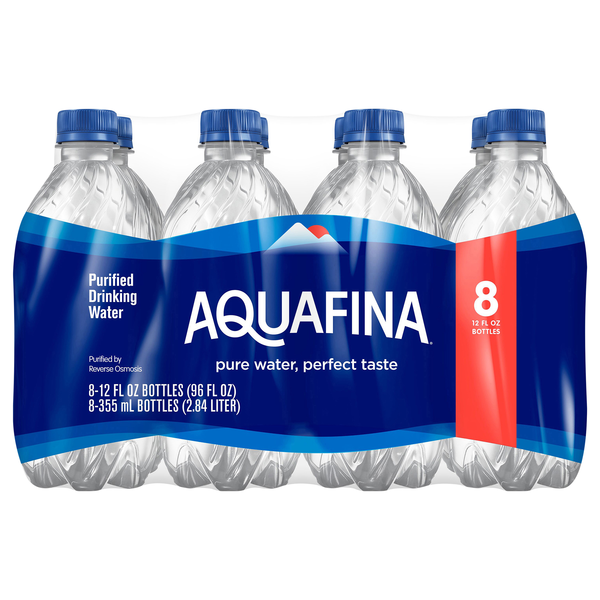 Aquafina Purified Drinking Water - 8 pk