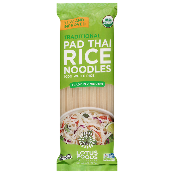 Lotus Foods Organic Pad Traditional Thai Rice Noodles