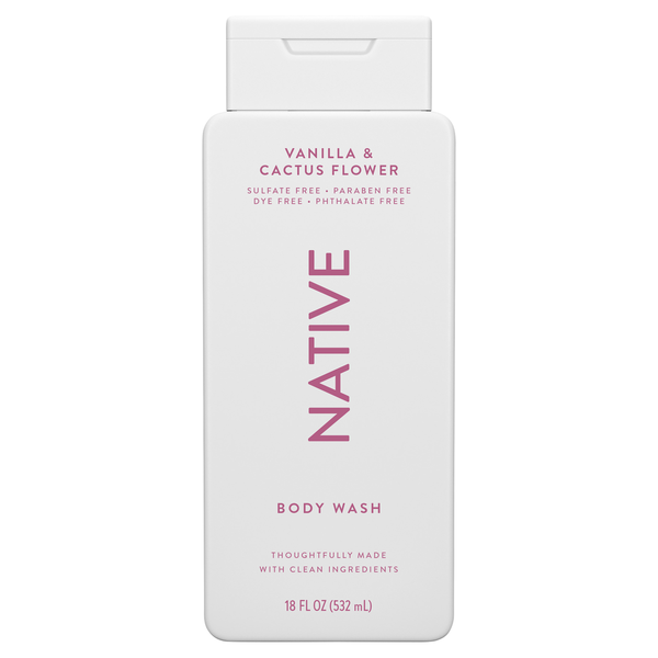 Native Vanilla & Cactus Flower Body Wash