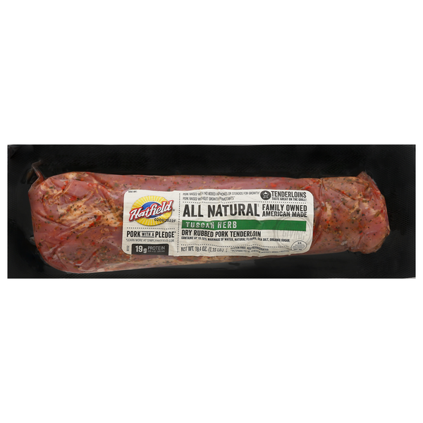 Save on Hatfield Dry Rubbed Pork Tenderloin Tuscan Herb All Natural