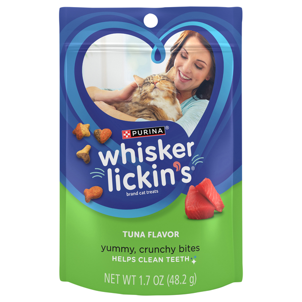 Whisker Lickin's Tuna Flavor Crunchy Cat Treats