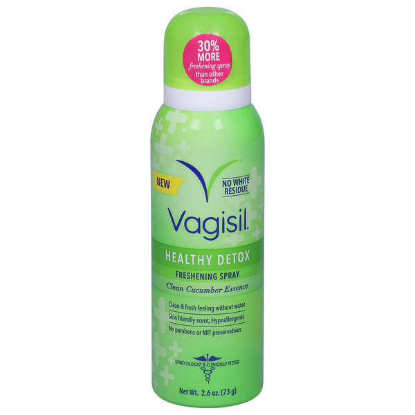 Vagisil Healthy Detox Freshening Spray Clean Cucumber Essence