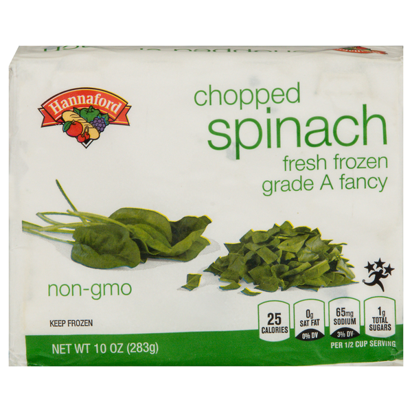 Hannaford Chopped Spinach Frozen