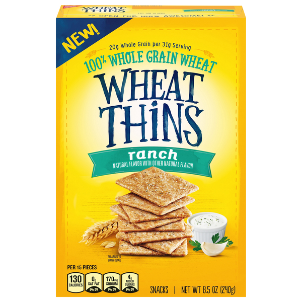 Nabisco Wheat Thins Ranch Whole Grain Crackers