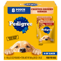 PEDIGREE Chopped Ground Dinner Variety Pack Wet Dog Food - 8 ct