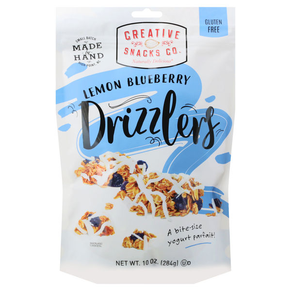 Creative Snacks Drizzlers Lemon Blueberry Gluten Free