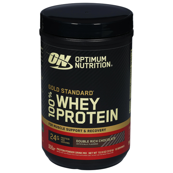 Optimum Nutrition Gold Standard Double Rich Chocolate Whey Protein Powder