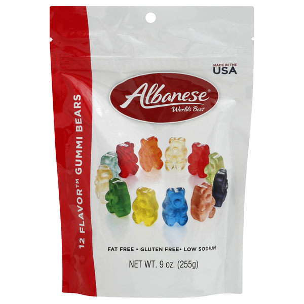 Albanese Sugar Free Gummi Bears – 12ct – 3.5oz Bags – Free Shipping
