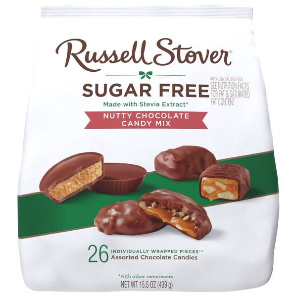 Russell Stover Sugar Free Nutty Chocolate Candy Mix