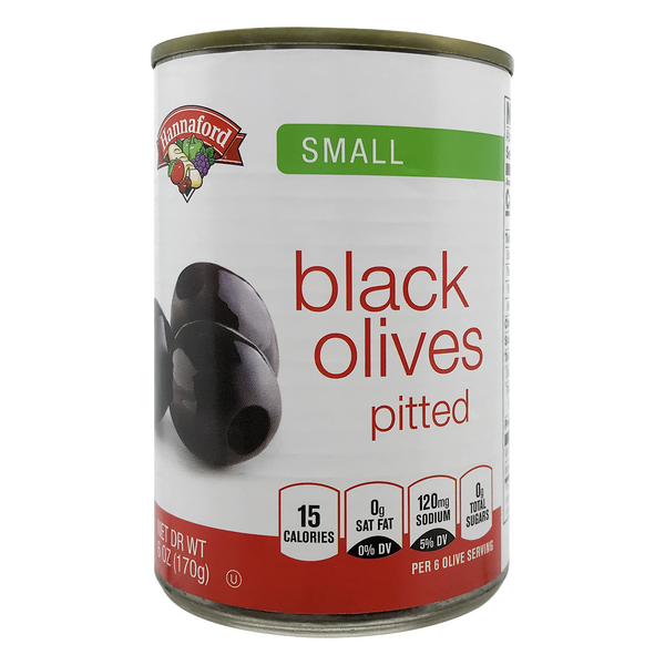 Hannaford Small Pitted Black Olives