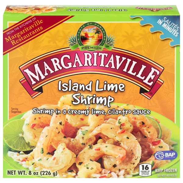 Margaritaville Island Lime Shrimp Frozen