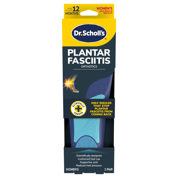 Dr. Scholl's Orthotics for Plantar Fasciitis Women Sizes 6-10