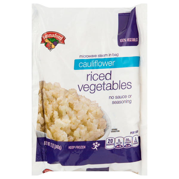 Hannaford Cauliflower Riced Vegetables