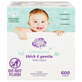 Always My Baby Thick & Gentle Unscented Baby Wipes 100 ct ea - 6 pk