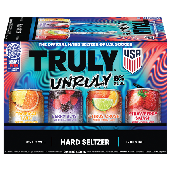 TRULY Unruly Hard Seltzer Variety Pack - 12 pk