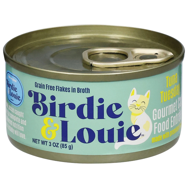 Birdie & Louie Gourmet Tuna Tuesday Wet Cat Food Entree