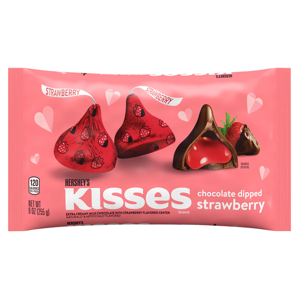 Save on Hershey's KISSES Chocolate Dipped Strawberry Valentine's Day