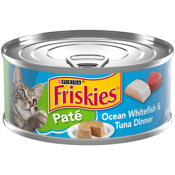 Save on Friskies Pate Wet Cat Food Ocean Whitefish & Tuna Dinner Order