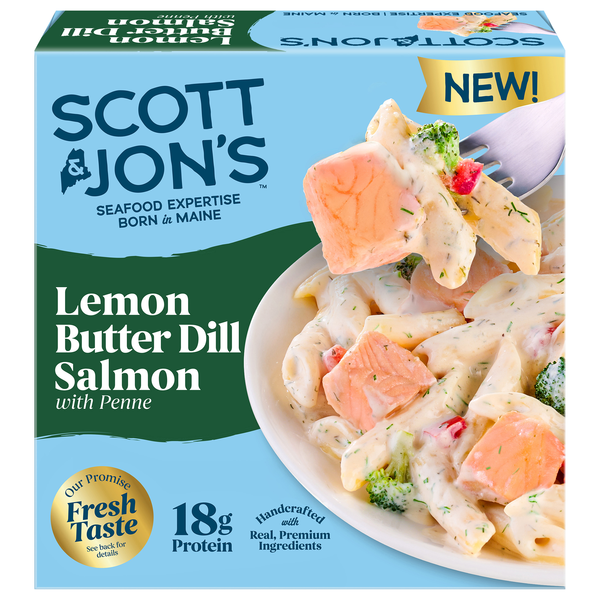 Scott & Jon's Lemon Butter Dill Salmon Pasta Bowl Frozen
