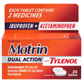 Motrin Dual Action with Tylenol Ibuprofen & Acetaminophen Tablets
