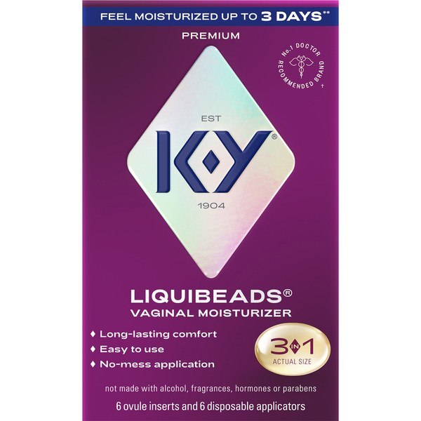 K-Y Liquibeads Vaginal Moisturizer Inserts