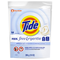 Tide Pods Free & Gentle Laundry Detergent Pacs - 14 ct