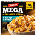 Banquet MEGA Breakfast Bowl Sausage & Gravy Frozen Meal