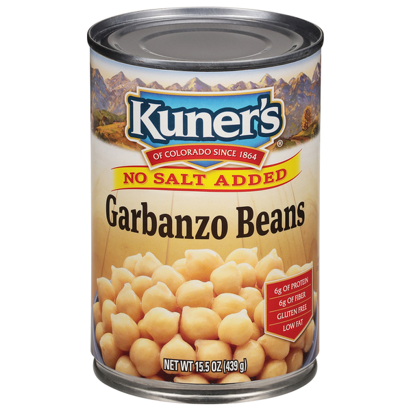 Kuner's No Salt Added Garbanzo Beans