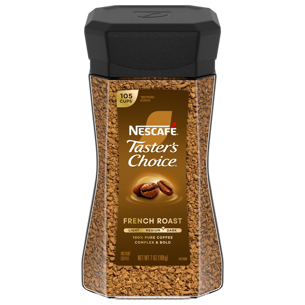 Nescafe Taster's Choice French Roast Medium-Dark Instant Coffee