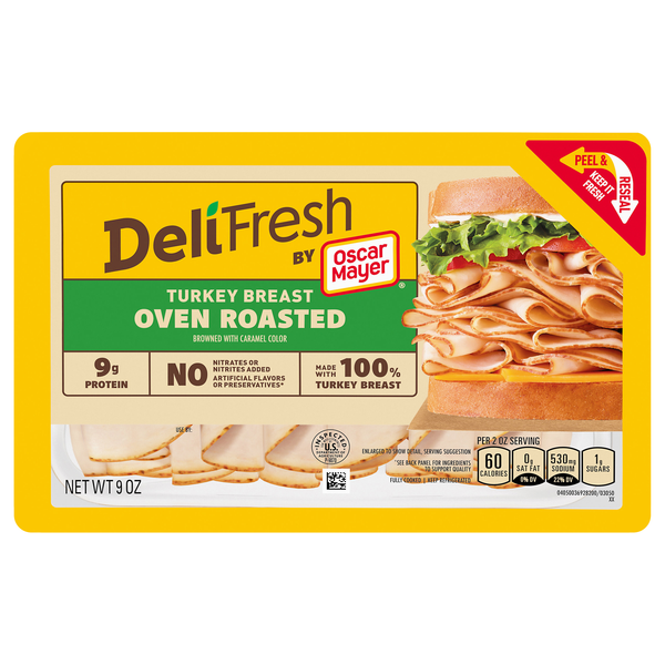 Oscar Mayer Deli Fresh Oven Roasted Turkey Breast Sliced