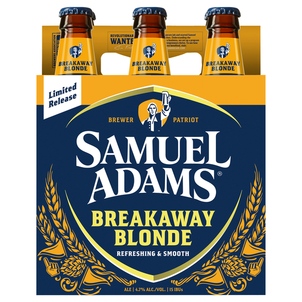 Samuel Adams Breakaway Blonde Ale Beer - 6 pk