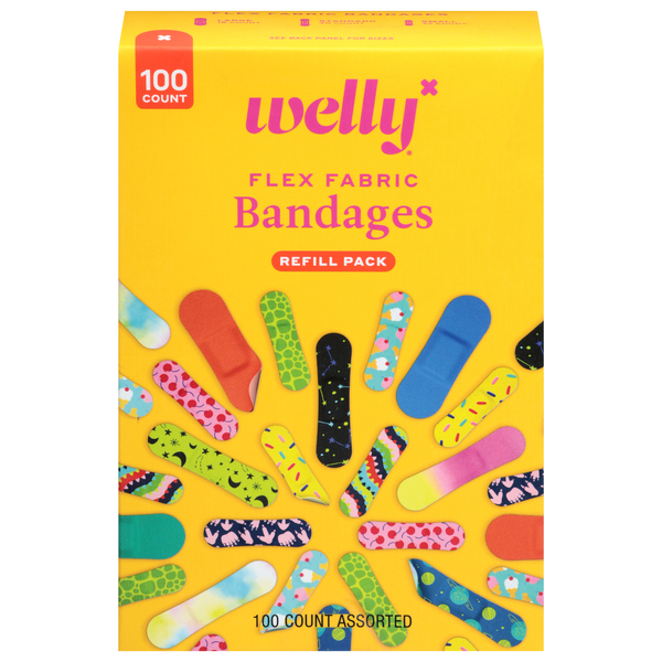 Welly Pattern Pack Flex Fabric Bandages Assorted