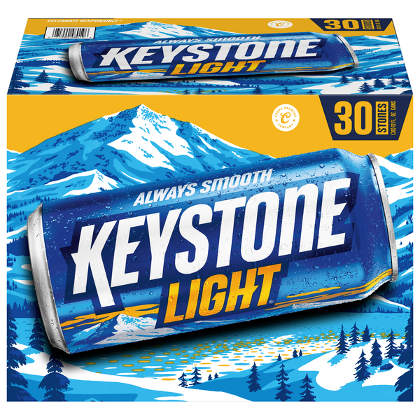 Keystone Light Beer - 30 pk