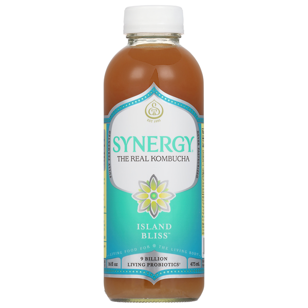 GT's Synergy Island Bliss Raw Kombucha